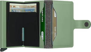 Secrid Miniwallet Yard Powder Pistachio - STANGA Pelletteria