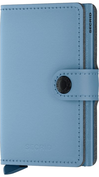 Secrid Miniwallet Yard Powder Sky Blue - STANGA Pelletteria