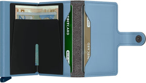 Secrid Miniwallet Yard Powder Sky Blue - STANGA Pelletteria
