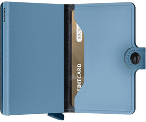 Secrid Miniwallet Yard Powder Sky Blue - STANGA Pelletteria