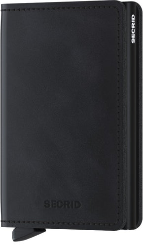 Slimwallet Vintage Black Secrid - STANGA Pelletteria