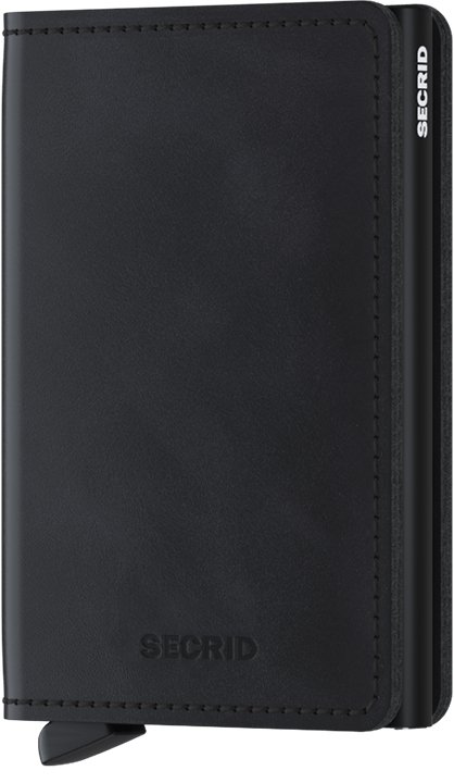 Slimwallet Vintage Black Secrid - STANGA Pelletteria
