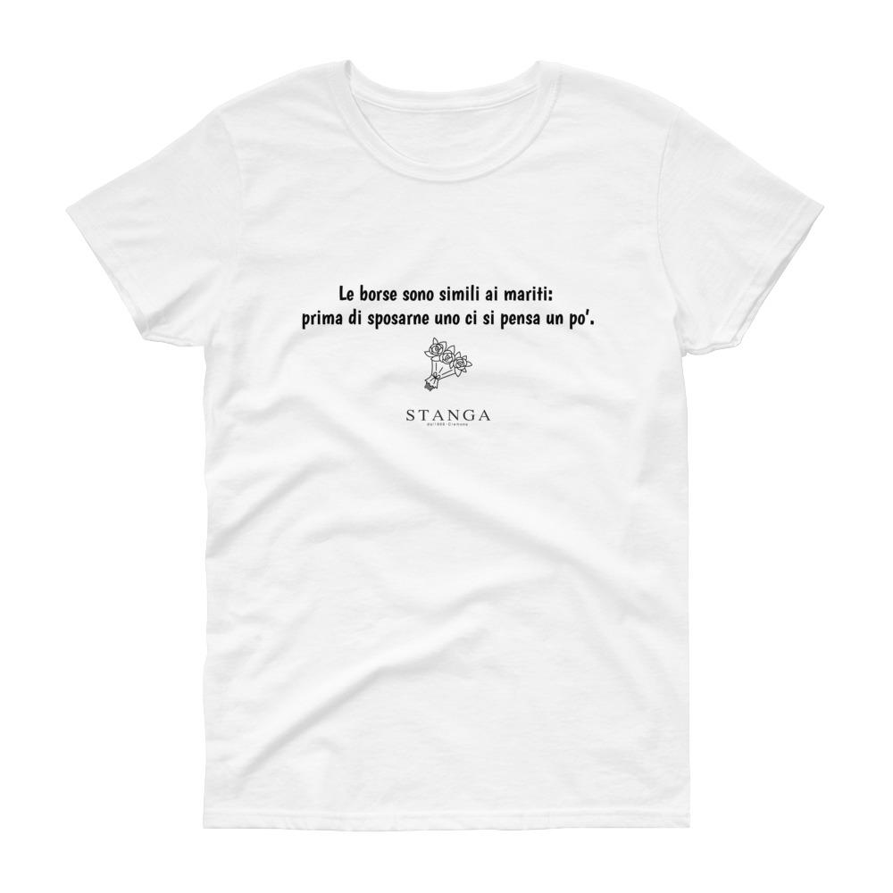 T-shirt da Donna a Maniche Corte - STANGA Pelletteria