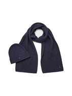Tommy Hilfiger Set Regalo Essential con Sciarpa e Berretto Blu AM0AM10356 - STANGA Pelletteria