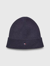 Carica l&#39;immagine nel visualizzatore di Gallery, Tommy Hilfiger Set Regalo Essential con Sciarpa e Berretto Blu AM0AM10356 - STANGA Pelletteria
